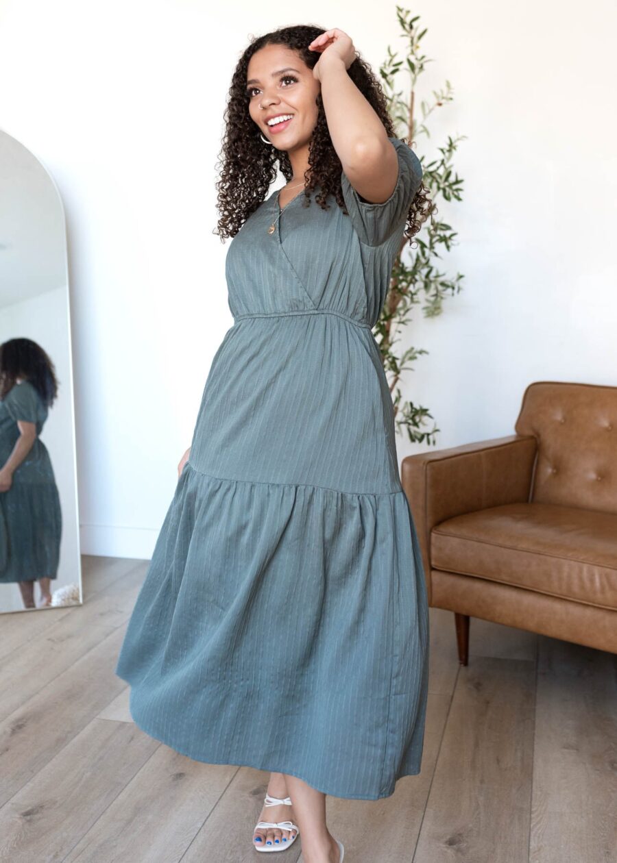 AddeeOliveTieredDress_DSC4935.jpg Addee Olive Tiered Dress