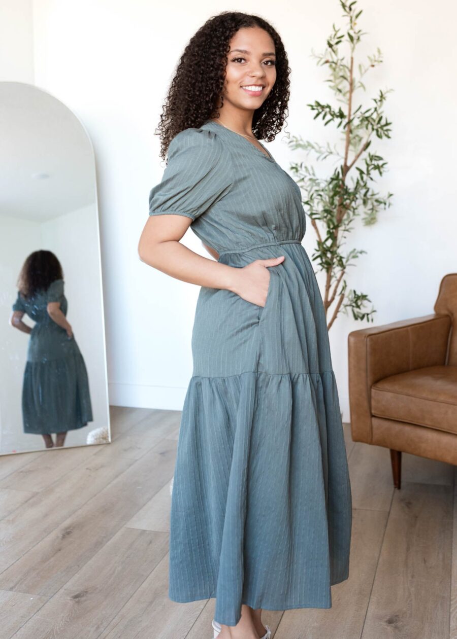 AddeeOliveTieredDress_DSC4949.jpg Addee Olive Tiered Dress