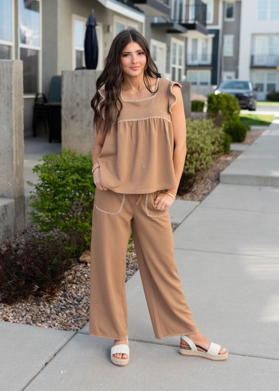 AddisonBrownWaffleKnitBottoms4.png Addison Brown Pants