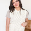 AmiahCreamKnitSweaterVest.jpg Amiah Cream Knit Sweater Vest