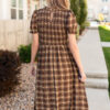 AryahBrownGinghamSmockedDress_DSC9349.jpg Aryah Brown Gingham Smocked Dress
