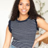 Ashley Navy Sweater Vest