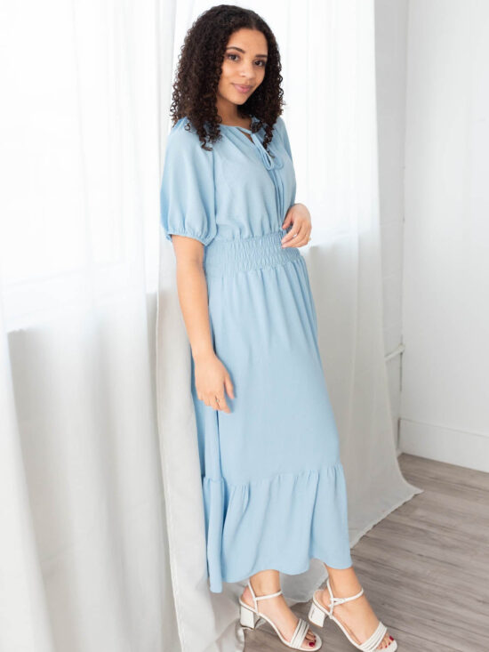 Becca Blue Tie Dress