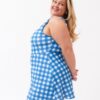 BlueGinghamSwimDress-2X3.jpg Blue Gingham Swim Dress