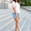 Brielle Pink Bow Top