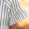 BrynnBlackStripedPeplumTop_DSC0604.jpg Brynn Black Striped Peplum Top