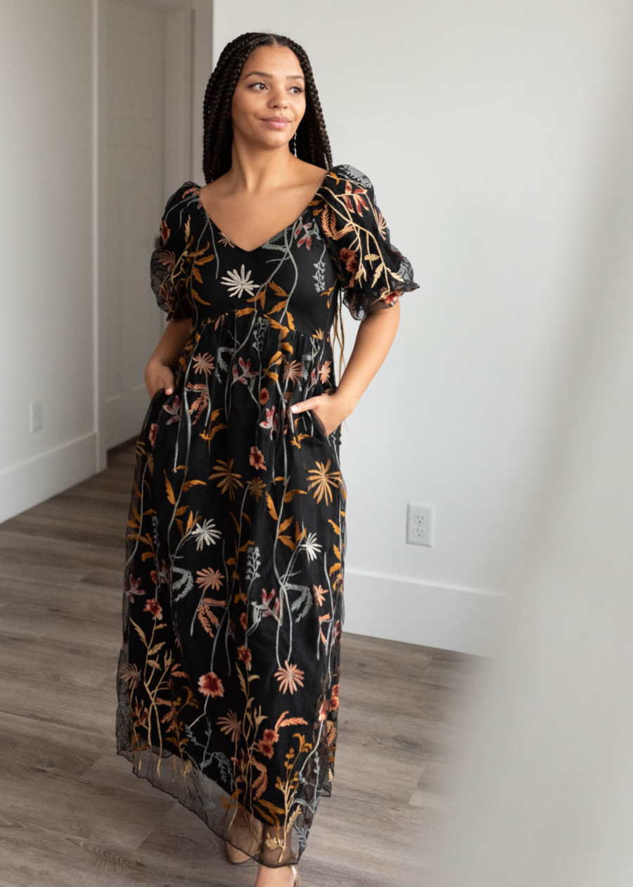 NicolaBlackEmbroideredDress5.png Nicola Black Embroidered Dress