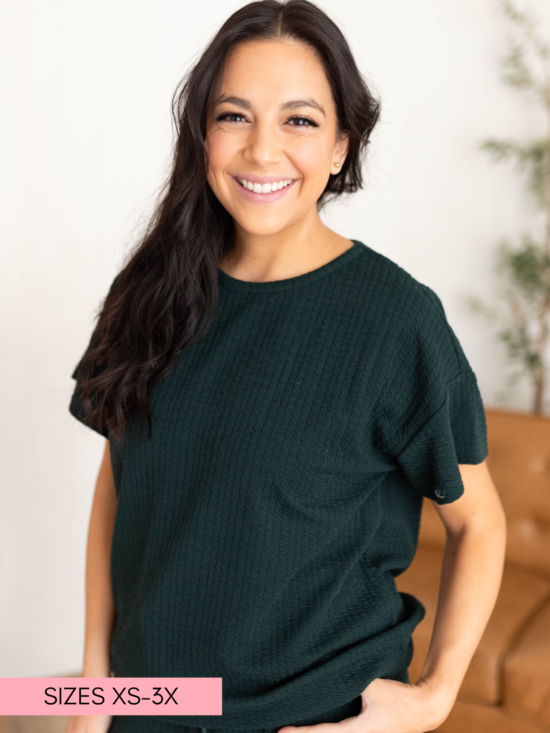 Oaklyn Forest Green Top