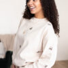 Peyton Cream Bow Pullover