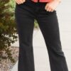 RandyBlackFrayedBootcutPants_DSC2477.jpg Randy Black Frayed Bootcut Pants