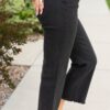 RandyBlackFrayedBootcutPants_DSC2479.jpg Randy Black Frayed Bootcut Pants
