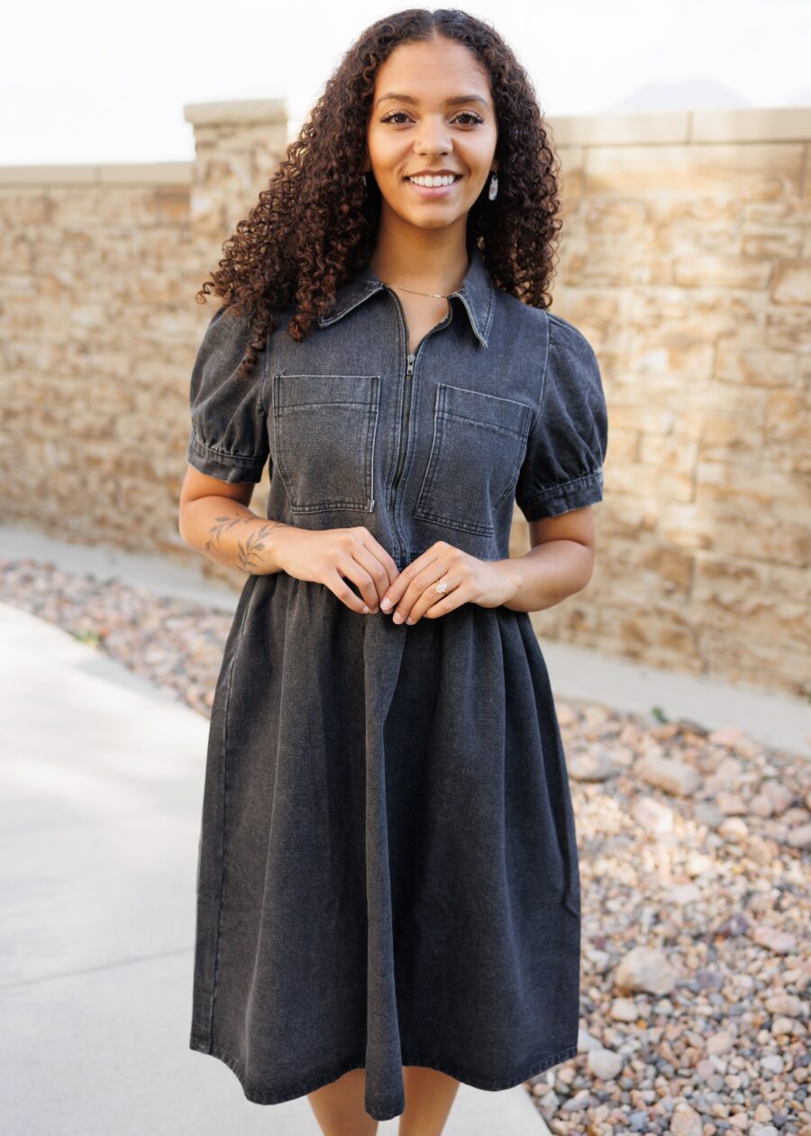 ReeseBlackDenimDressSepsixteen-69.jpg Reese Black Denim Dress