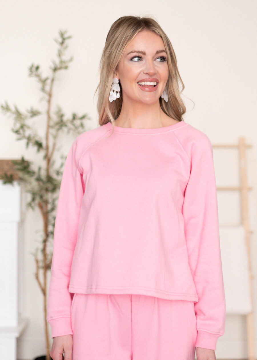 Reese Pink Sweat Set