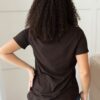 The Classic Brown V-Neck Top